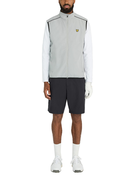 Lyle & Scott Golf Packable Gilet, Grey - view 2, Grey