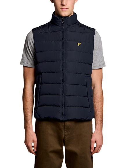 Lyle & Scott Quilted Gilet, Dark Navy, Dark Navy