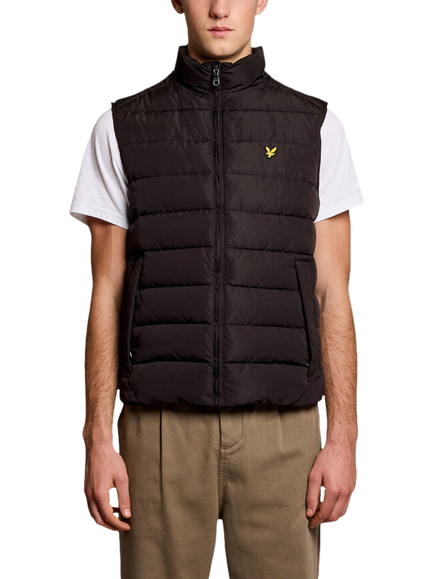 Lyle & Scott Quilted Gilet, Jet Black, Jet Black