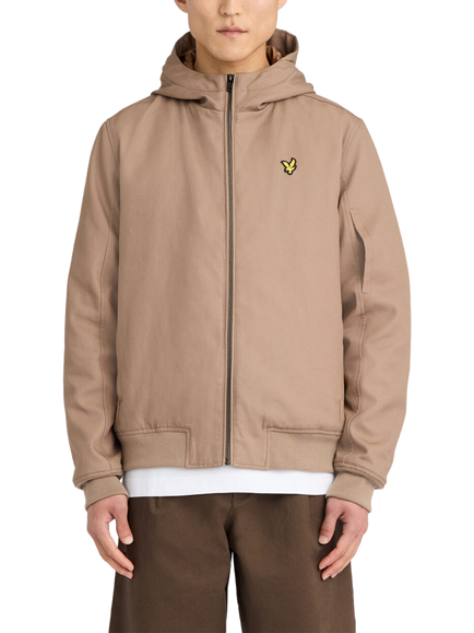 Lyle & Scott Wadded Cotton Utility Jacket, Muted Walnut Brwn, Muted Walnut Brwn