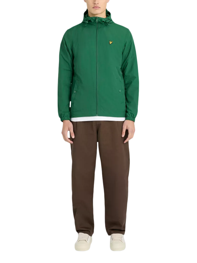 Lyle & Scott Zip-Through Utility Jacket, Y295 Clover Green