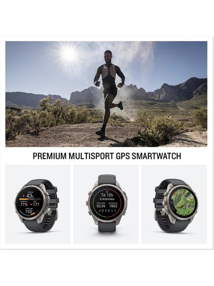 Garmin fēnix 9 Pro Inreach GPS Multisport Smartwatch - view 2, Fog Grey