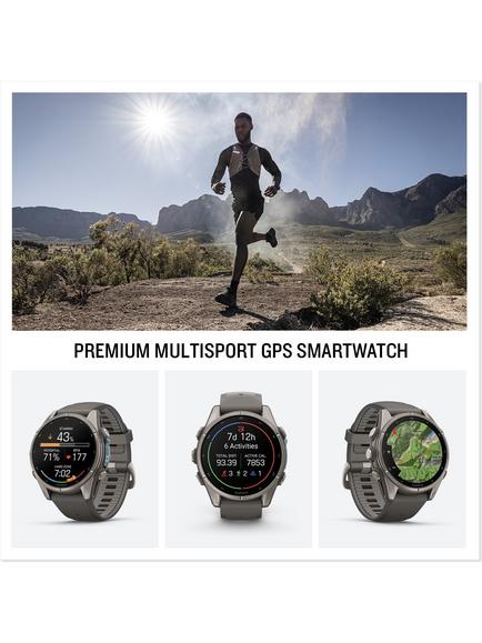 Garmin fēnix 9 GPS Multisport Smartwatch - view 2, Pebble Grey