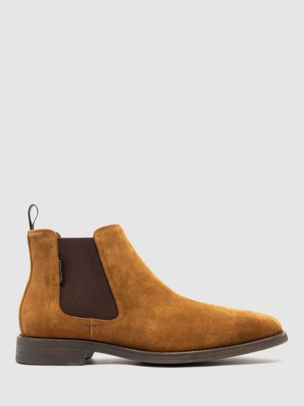 Rodd & Gunn Russlands Suede Chelsea Boots, Rust, Rust