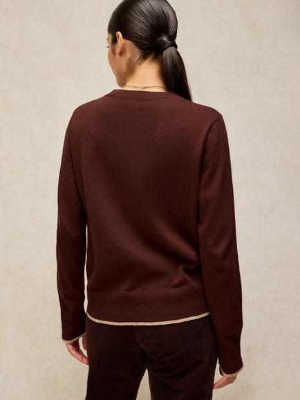 White Stuff Katie Jumper, Dark Brown - view 2, Dark Brown