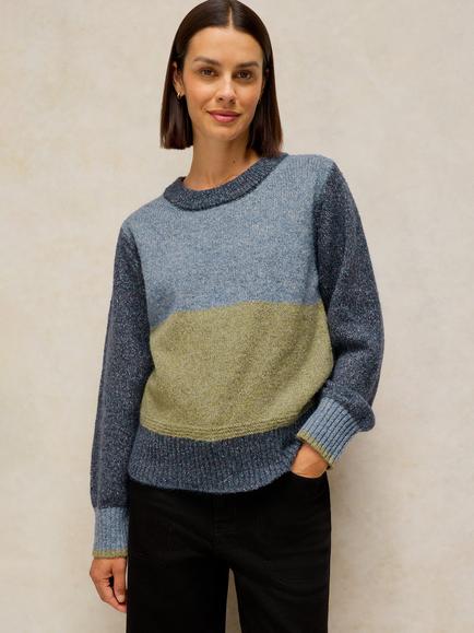 White Stuff Lucie Jumper, Blue/Multi, Blue/Multi