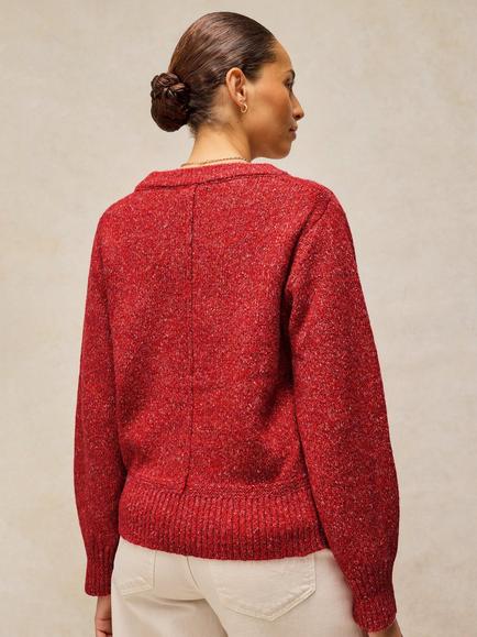 White Stuff Lucie Jumper - view 2, Bright Red