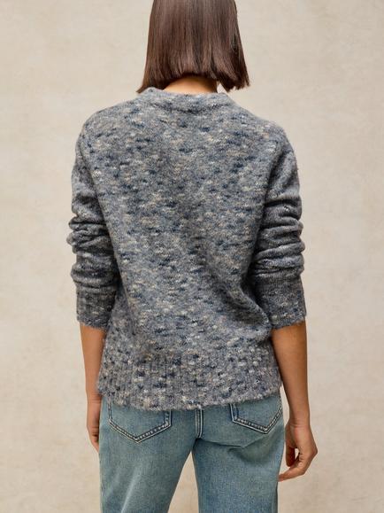 White Stuff Nena Knitted Crew Neck Jumper, Grey - view 2, Grey