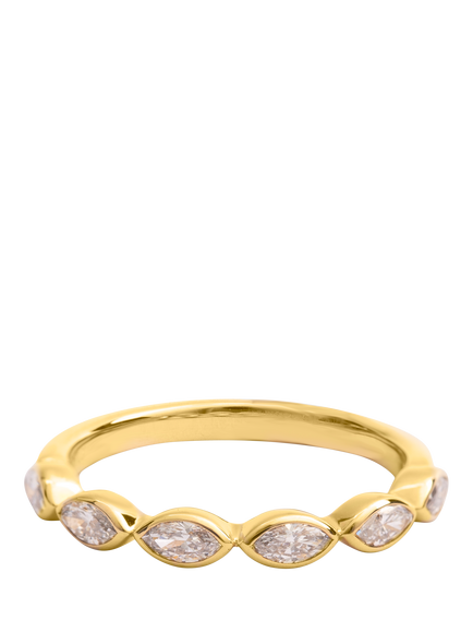 LARNAUTI Annecy Marquise Lab Diamond Ring, Gold, Gold