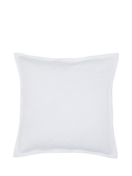The White Company Etienne Cushion Cover, White, White