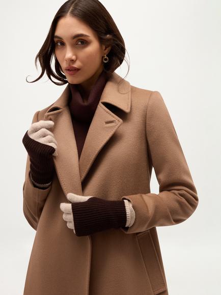 Hobbs Acacia 3-in-1 Wool Gloves, Brown - view 2, Brown