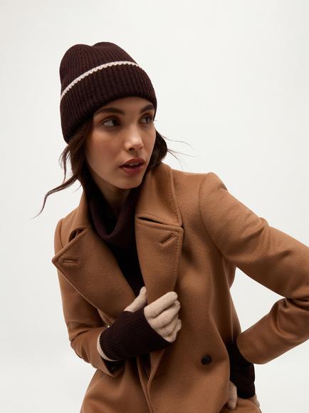 Hobbs Acacia Wool Hat, Brown - view 2, Brown