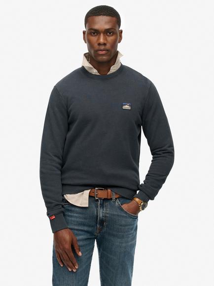 Superdry Great Outdoors Embroidered Sweatshirt, Eclipse Navy, Eclipse Navy