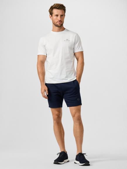 Hackett London Sport Signature Crew Neck Cotton T-Shirt, Optic White - view 2, Optic White