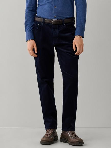 Hackett London Trinity Regular Fit 5 Pocket Pigment Corduroy Trousers, Old Navy