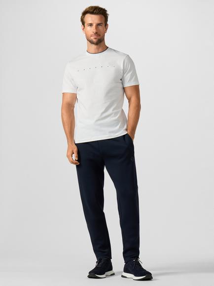 Hackett London Sport Essential Crew Neck Cotton T-Shirt - view 2, Optic White