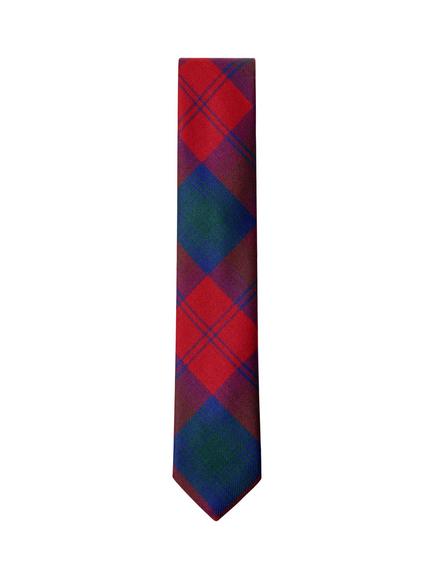 Hackett London Wool Tartan Tie, Multi, Multi