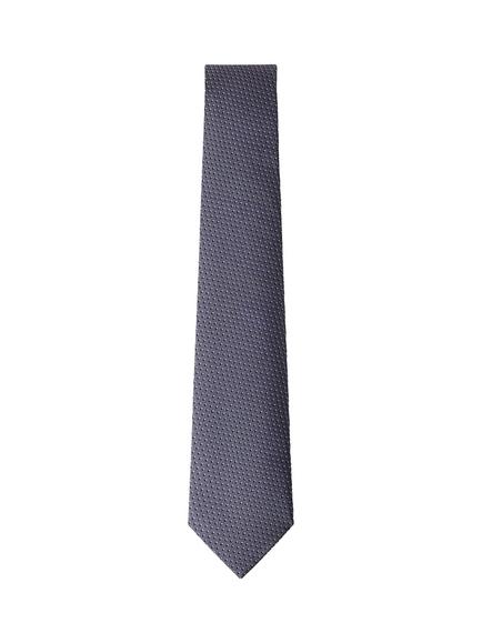 Hackett London Two Tone Dot Silk Tie, College Grey