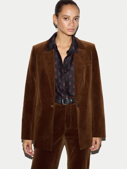 Jigsaw Ross Cord Blazer, Brown, Brown