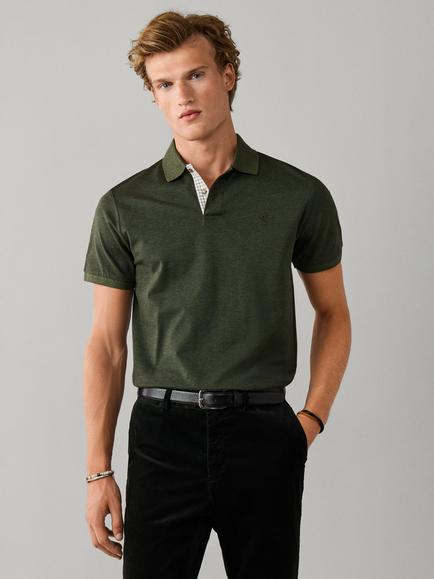 Hackett London Cotton Polo Shirt, Old Navy, Hunter Green