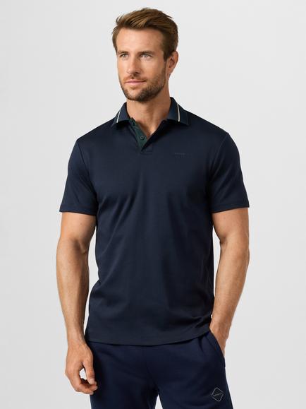 Hackett London Sport Classic Fit Short Sleeve Multi Tipping Polo Shirt, Navy