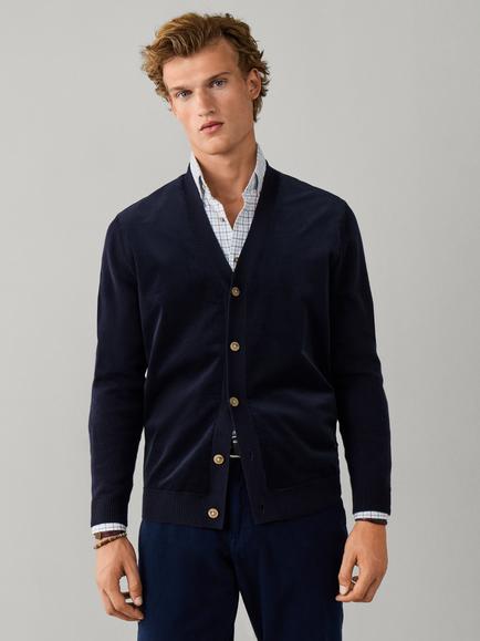 Hackett London Pure Merino Wool Corduroy Hybrid Cardigan, Old Navy, Old Navy