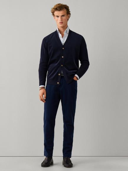 Hackett London Pure Merino Wool Corduroy Hybrid Cardigan, Old Navy - view 2, Old Navy