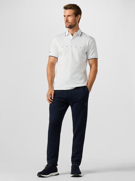 Hackett London Sport Classic Fit Short Sleeve Branded Polo Shirt - view 2, Optic White