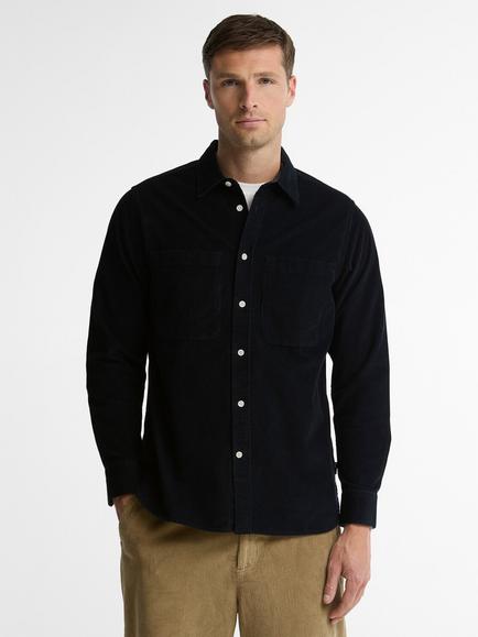 Barbour Authentic Cord Shirt, Dark Navy
