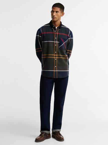 Barbour Dunoon Button Down Cotton Shirt, Classic Tartan - view 2, Classic Tartan