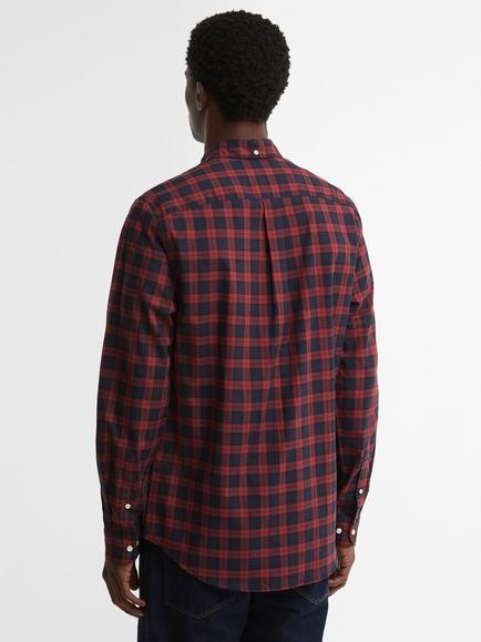 Barbour Windsor Tailored Fit Check Shirt - view 2, Red