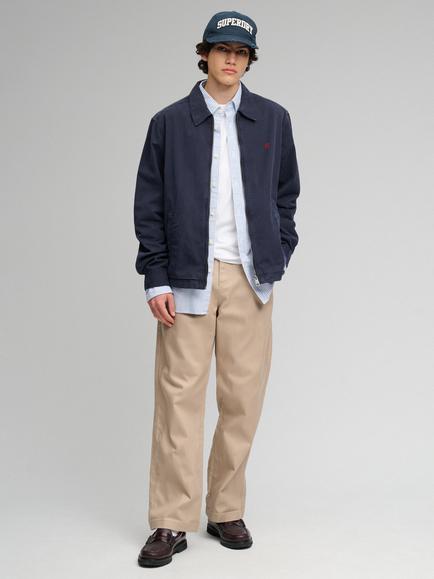 Superdry Lightweight Preppy Harrington Jacket - view 2, Darkest Navy