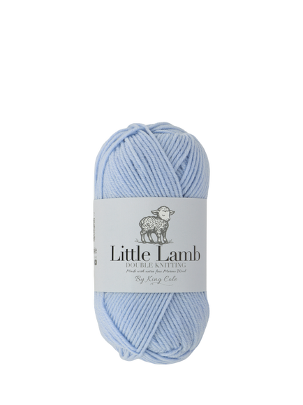 King Cole Little Lamb DK Wool Blend Knitting Yarn, 60g - view 2, Blue
