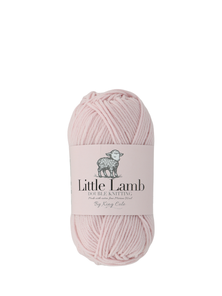 King Cole Little Lamb DK Wool Blend Knitting Yarn, 60g - view 2, Pink