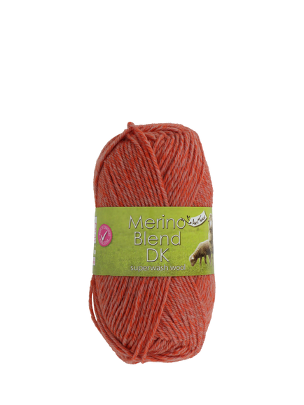 King Cole Merino Wool Blend DK Knitting Yarn, 50g, Peach Frost
