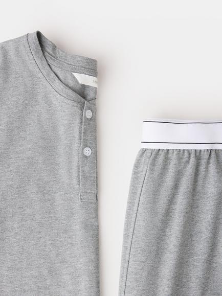 Mango Dayse Pyjama Set, Grey - view 2, Grey