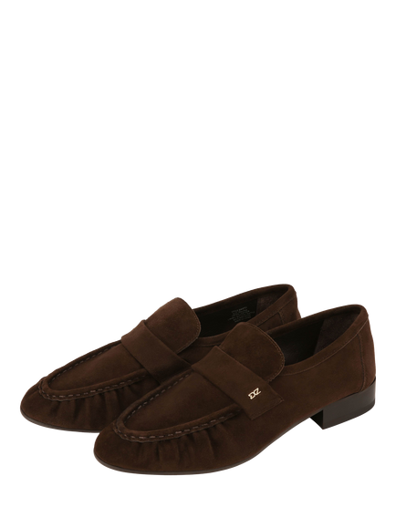 Nokwol Swifty Suede Loafers, Brown - view 2, Brown