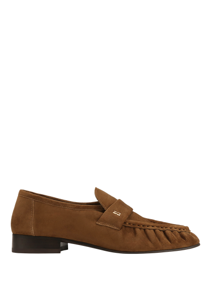Nokwol Swifty Suede Loafers, Walnut, Walnut