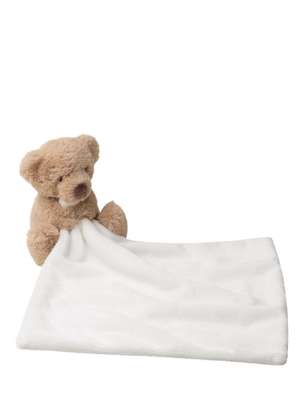 The White Company Baby Honey Bear Blanket Comforter, Neutral, Neutral