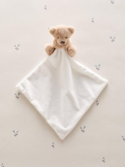 The White Company Baby Honey Bear Blanket Comforter, Neutral - view 2, Neutral