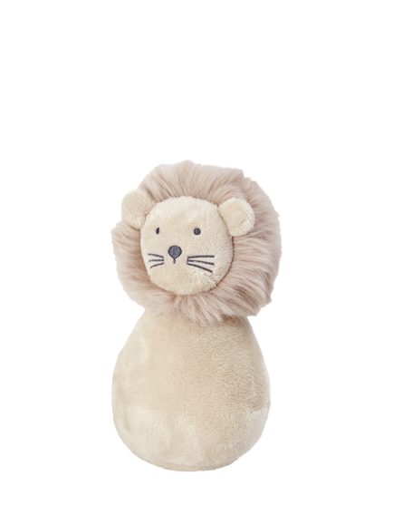 The White Company Baby Lenny Lion Rocking Toy, Natural, Natural