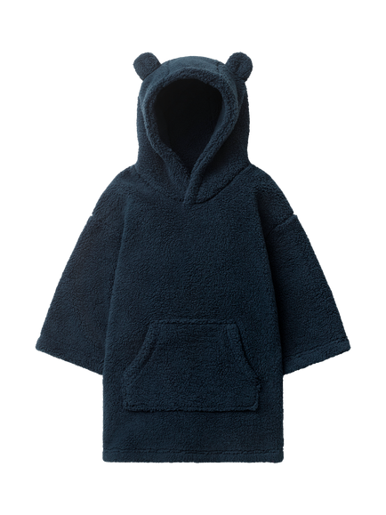 The White Company Kids' Snuggle Ears Hoodie, Navy, Navy