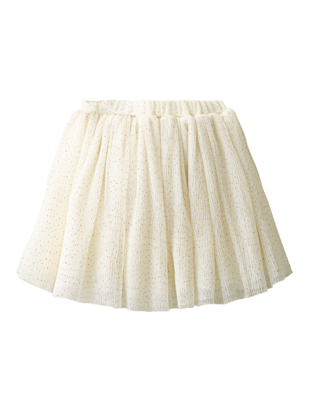 The White Company Kids' Crinkle Tulle Tutu Skirt, White, White