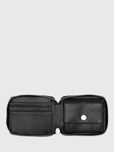 AllSaints Clymer Zip Wallet, Black - view 2, Black