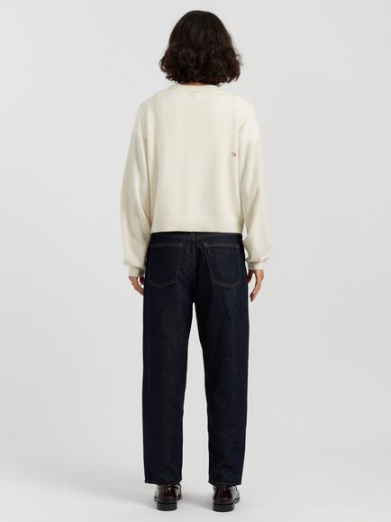 Chinti & Parker x Disney Mickey Minnie Wool Rich with Cashmere Cardigan - view 2, Cream