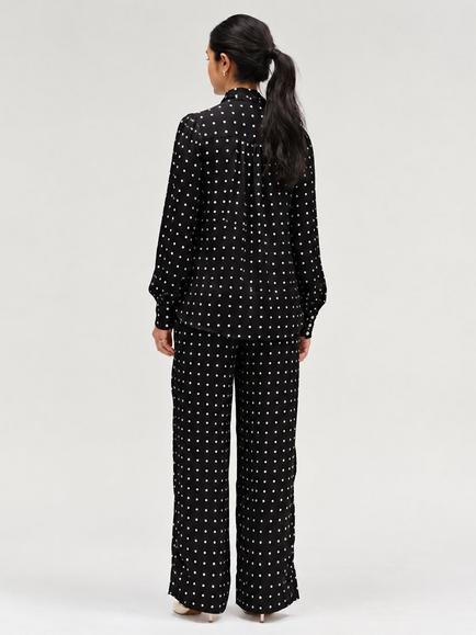 Chinti & Parker Polka Dottie Shirt - view 2, Black