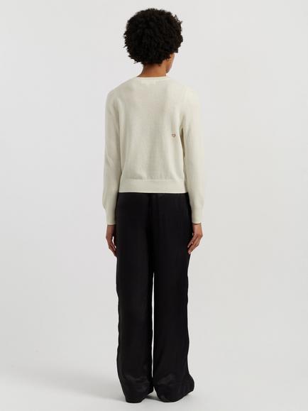 Chinti & Parker x Disney Mickey Wool Rich with Cashmere Jumper, Cream - view 2, Cream