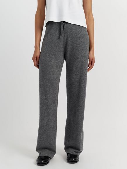 Chinti & Parker x Disney Mickey Minnie Wool Rich with Cashmere Peek Pocket Trousers, Grey