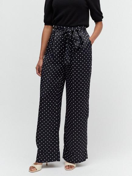 Chinti & Parker Polka Dot Trousers, Black