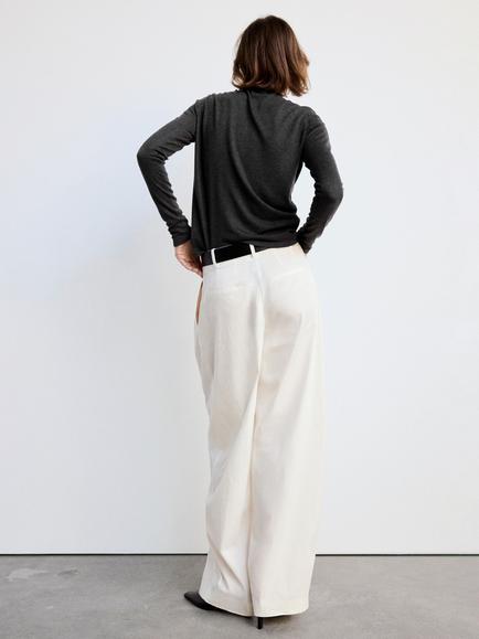 Mango Long Sleeve Round Neck Cardigan - view 2, Anthracite